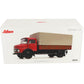 1966 MERCEDES BENZ L911 TRUCK TELONATO RED WITH CANVAS TOP 1:18 SCALE