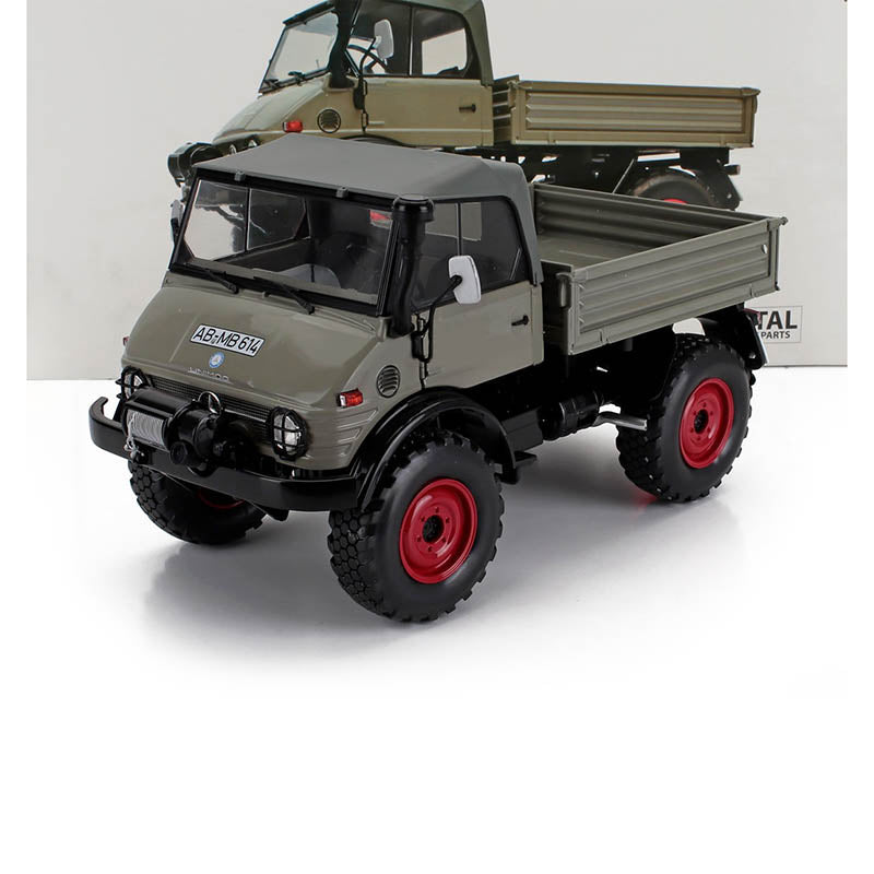 1966 MERCEDES BENZ UNIMOG U406 TRUCK LIGHT BROWN 1:18 SCALE