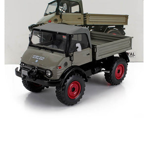 1966 MERCEDES BENZ UNIMOG U406 TRUCK LIGHT BROWN 1:18 SCALE