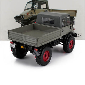 1966 MERCEDES BENZ UNIMOG U406 TRUCK LIGHT BROWN 1:18 SCALE