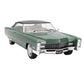 1967 CADILLAC DEVILLE CABRIOLET SOFT-TOP GREEN MET 1:18 SCALE