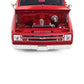 1967 CHEVROLET C-10 CUSTOM PICKLUP "SHOWTIME" CANDY RED METALLIC 1:18 SCALE