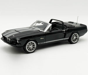 1967 SHELBY GT500 PRO TOURING CONVERTIBLE BLACK 1:18 SCALE