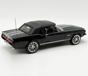 1967 SHELBY GT500 PRO TOURING CONVERTIBLE BLACK 1:18 SCALE