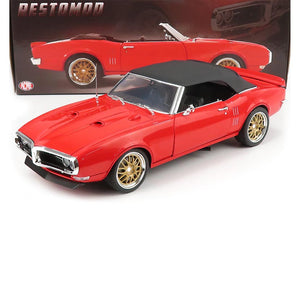 1968 PONTIAC FIREBIRD CONVERTIBLE "RESTOMOD" RED 1:18 SCALE