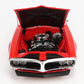 1968 PONTIAC FIREBIRD CONVERTIBLE "RESTOMOD" RED 1:18 SCALE