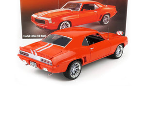 1969 CHEVROLET CAMARO RESTOMOD HUGGER ORANGE 1:18 SCALE