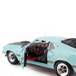 1969 FORD MUSTANG MACH 1 R CODE 428 COBRA JET AZTEC AQUA 1:18
