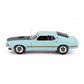 1969 FORD MUSTANG MACH 1 R CODE 428 COBRA JET AZTEC AQUA 1:18