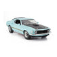1969 FORD MUSTANG MACH 1 R CODE 428 COBRA JET AZTEC AQUA 1:18