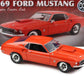 1969 FORD MUSTANG LTD ED 600 FLOWER POWER RED 1:18 SCALE