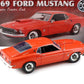 1969 FORD MUSTANG LTD ED 600 FLOWER POWER RED 1:18 SCALE