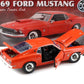 1969 FORD MUSTANG LTD ED 600 FLOWER POWER RED 1:18 SCALE