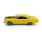 1969 PLYMOUTH ROAD RUNNER COUPE YELLOW BLACK 1:43 SCALE