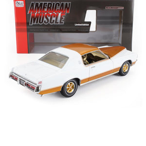 1969 PONTIAC GRAND PRIX ROYAL BOBCAT WHITE COPPER 1:18 SCALE