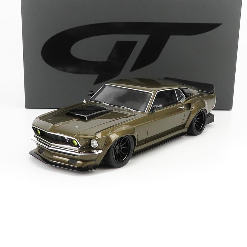1969 FORD MUSTANG PRIOR DESIGN CANDY BROWN 1:18 SCALE