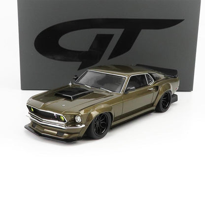 1969 FORD MUSTANG PRIOR DESIGN CANDY BROWN 1:18 SCALE