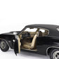 1970 CHEVROLET CHEVELLE SS 454 COUPE TUXEDO BLACK W BLACK VINYL 1:18 SCALE