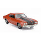 1970 CHEVROLET CHEVELLE SS 454 COUPE SUNKIST METALLIC ORANGE BLACK 1:18 SCALE
