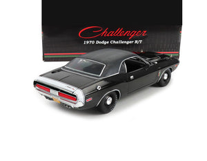 1970 DODGE CHALLENGER R/T COUPE THE BLACK GHOST MOVIE BLACK 1:18