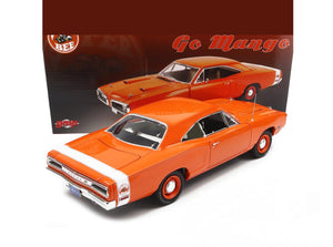 1970 DODGE CORONET SUPER BEE GO MANGO WHITE STRIPE 1:18 SCALE