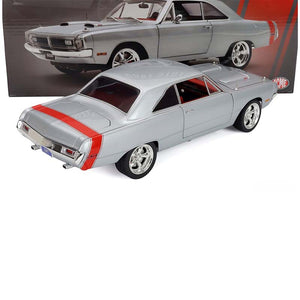 1970 DODGE DART 440 STREET MACHINE TITANIUM SILVER 1:18 SCALE