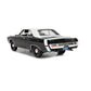 1970 DODGE DART SWINGER 340 BLACK W/WHITE VINYL TOP 1:18 SCALE ACME A1806407VT