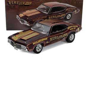 1970 OLDSMOBILE 442 W-30 "BEREJIK OLDS" BORDEAUX 1:18 SCALE