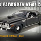 1971 PLYMOUTH HEMI CUDA BLACK 1:18 SCALE