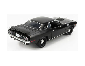 1971 PLYMOUTH HEMI CUDA BLACK 1:18 SCALE