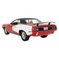 1971 PLYMOUTH HEMI CUDA RED & WHITE W/BLACK TOP "1 OF 1" 1:18 SCALE