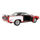 1971 PLYMOUTH HEMI CUDA RED & WHITE W/BLACK TOP "1 OF 1" 1:18 SCALE