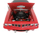 1971 PLYMOUTH HEMI CUDA RED & WHITE W/BLACK TOP "1 OF 1" 1:18 SCALE