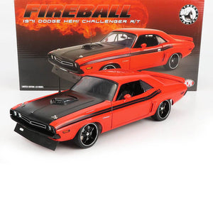1971 DODGE CHALLENGER R/T STREET FIGHTER FIREBALL HEMI ORANGE 1:18 SCALE