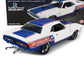 1971 DODGE HEMI CHALLENGER R/T MOPAR DRAG PAK WHITE W/STRIPES 1:18 SCALE