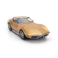 1972 CHEVROLET CORVETTE C3 WITH REMOVABLE ROOF PARTS GOLD METALLIC 1:18 SCALE