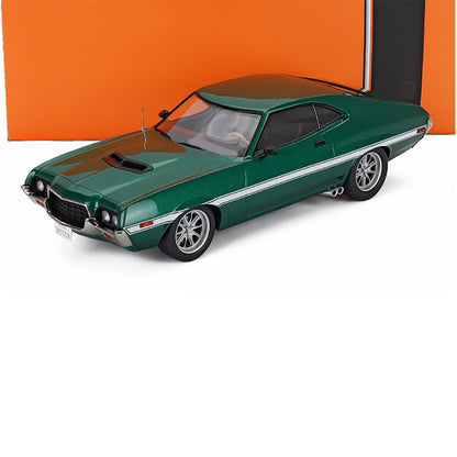 1972 FORD GRAN TORINO SPORT COUPE METALLIC GREEN 1:18 SCALE
