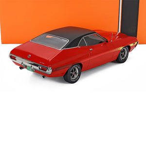1972 FORD USA GRAN TORINO SPORT COUPE CUSTOM METALLIC RED BLACK 1:18 SCALE