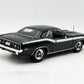 1972 PLYMOUTH CUDA 340 BLACK W WHITE STRIPING 1:18 SCALE