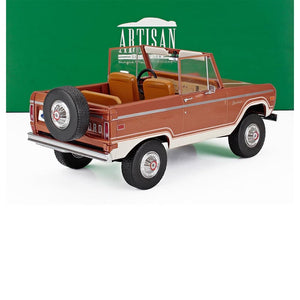 1973 FORD BRONCO HOT GINGER METALLIC 1:18 SCALE