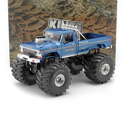 1974 FORD F-250 66" TIRES MONSTER TRUCK "BIGFOOT #1" BLUE 1:18 SCALE