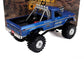 1974 FORD F-250 48" TIRE MONSTER TRUCK W/ BOB CHANDLER FIGURES BLUE 1:18 SCALE