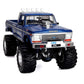 1974 FORD F-250 48" TIRE MONSTER TRUCK W/ BOB CHANDLER FIGURES BLUE 1:18 SCALE