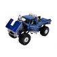 1974 FORD F-250 48" TIRE MONSTER TRUCK W/ BOB CHANDLER FIGURES BLUE 1:18 SCALE