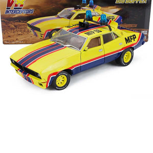 1974 FORD FALCON M.F.P. #08 BIG BOPPER XB POLICE YELLOW 1:18 SCALE