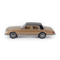 1976 CADILLAC SEVILLE GOLD W/BLACK VINYL TOP 1:18 SCALE