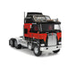 1976 KENWORTH K100 AERODYNE BLACK WITH RED 1:18 SCALE