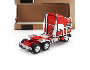 1976 KENWORTH K100 AERODYNE TRACTOR TRUCK 3-ASSI RED WHITE 1:64 SCALE