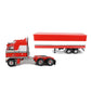1976 KENWORTH K100 AERODYNE TRACTOR TRUCK & TRAILER RED & WHITE STRIPES 1:18 SCALE "2 PIECES"