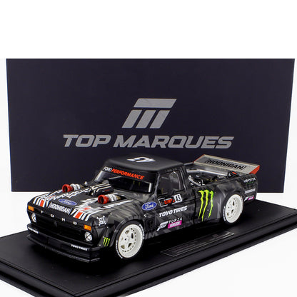 1977 FORD USA F-150 PICK-UP 914hp N# 43 HOONIGAN CLIMBKHAMA 2 TIANNAMEN 2019 KEN BLOCK BLACK 1:18 SCALE